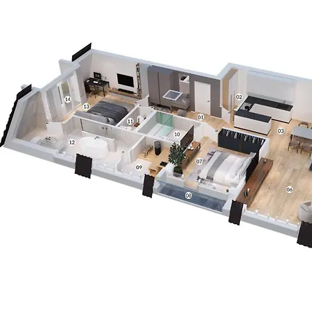 Neu - Sylter Royal - Luxus Dachgeschoss Sylt